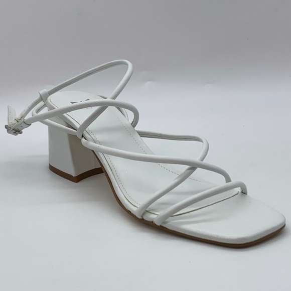 marc fisher white strappy sandals